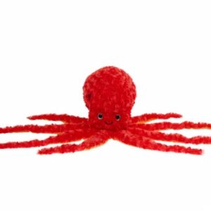 Holiday Home 26,5” Red Orange Plush Octopus Toy